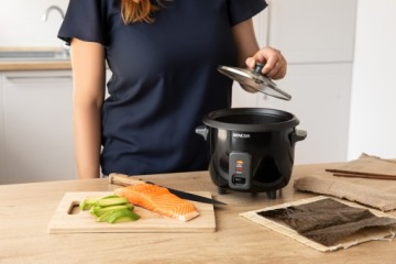 Sencor Rice Cooker Black KEEP Warm Steam Cooking Pot