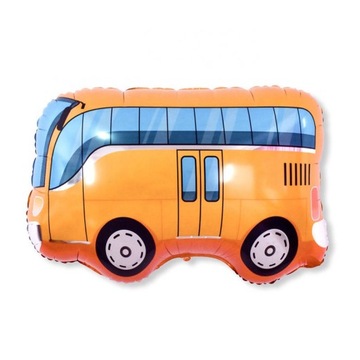 BALON FOLIOWY AUTOBUS bus auto Dekoracja tort MS
