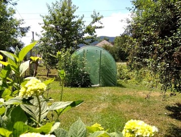 TUNEL foliowy ogrodowy SZKLARNIA do ogrodu na działkę 3x2x2m Foliak 6m2