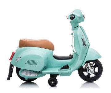 Самокат Vespa на аккумуляторе, бирюзовый