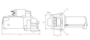 СТАРТЕР FORD MONDEO MK3 TRANSIT 2.0 2.4 D TDCI