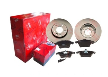 TARCZE KLOCKI TRW VW TRANSPORTER V T5 MULTIVAN 16