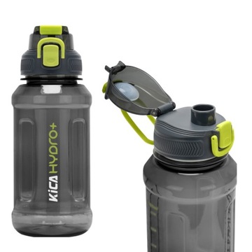 Butelka sportowa bidon KiCA Hydro+ 1000 ml - czarna