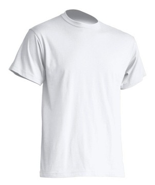 T-SHIRT MĘSKA koszulka PREMIUM 190g JHK TSRA-190 biała WH r. XL