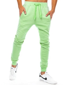 MĘSKIE SPODNIE DRESOWE TYPU JOGGER ux3451 - XL