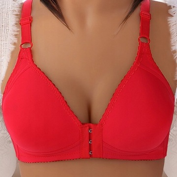 Seksowny biustonosz Push Up zapinany z przodu,90C