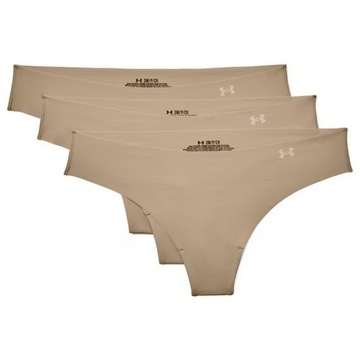 UNDER ARMOUR FIGI DAMSKIE THONG STRINGI 3Pack XS