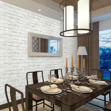 Самоклеящиеся обои BRICK GREY под кирпич STICKER T19253