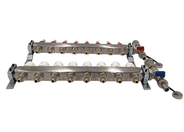 РАСПРЕДЕЛИТЕЛЬ 8 ДЛЯ НАПОЛЬНОГО ОТОПЛЕНИЯ