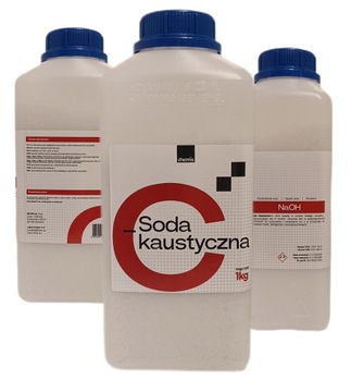 SODA KAUSTYCZNA DO RUR SYFON WODOROTLENEK SODU 3kg