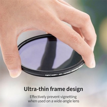 Регулируемый серый фильтр K&F Concept (ND2-ND400) Синий 77 мм