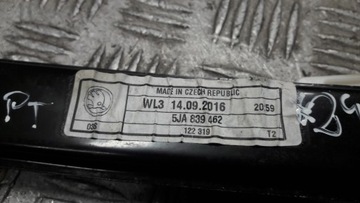 RAPID MECHANIZMUS OKNO LEVÝ ZADNÍ 5JA839461