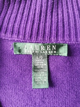 MĘSKI SWETER Z GOLFEM ROZPINANY RALPH LAUREN L