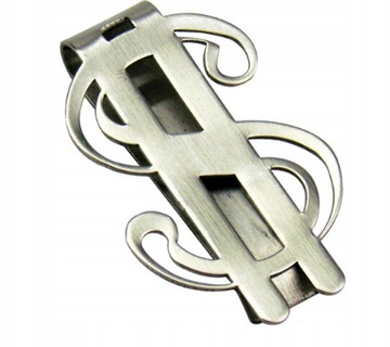 klips klamerka na banknoty dolar $ bling