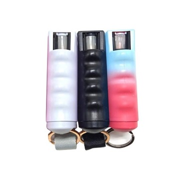 Brelok z gazem pieprzowym 20 ml Ochronne plastikowe etui dla kobiet