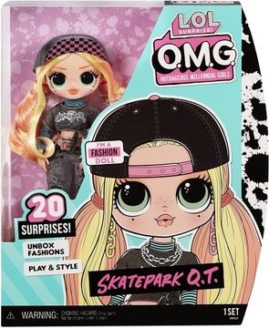 LOL SURPRISE OMG SKATEPARK Q.T. LALKA + AKCESORIA