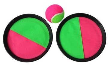 GRA Catch ball z piłką, PALETKI NA RZEP, PIŁKA
