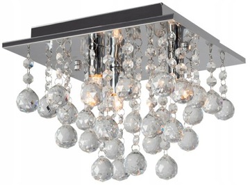 LAMPA SUFITOWA PLAFON GLAMOUR KRYSZTAŁ BŁYSZCZĄCA APP404