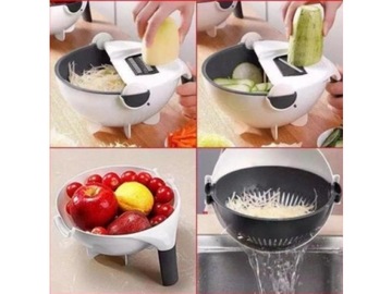 СЛАЙСЕР ОВОЩЕЛЕЗКА С ЧАШОЙ ​​ДИЛЬЦЕР, ЧИСЛИТЕЛЬ С 7 ЛЕЗВИЯМИ