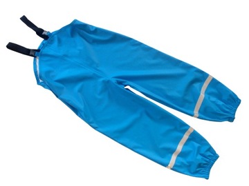 MY WEAR gumowane spodnie przeciwdeszczowe 122/128