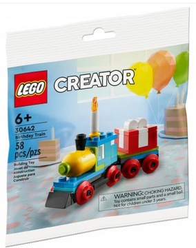 LEGO CREATOR 30642 POCIĄG URODZINOWY KOLEJKA