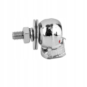 1 пара винтов рамки номерного знака с черепом