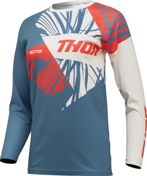 Bluza damska Thor Sector Split blue/white XS
