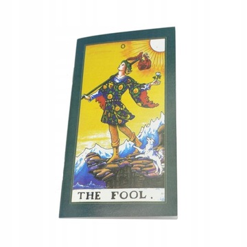 Колода карт Таро 12х7см, ПВХ, золото, водонепроницаемая.