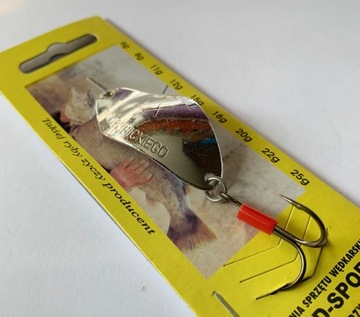 Błystka wahadłowa KARLINKA kołobrzeska Przychoćko K3 12g srebro, pamiątkowa