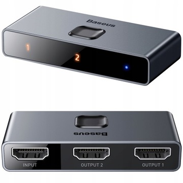 Двунаправленный HDMI-сплиттер Baseus 4K