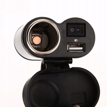 РОЗЕТКА Прикуриватель USB ЗАРЯДНОЕ УСТРОЙСТВО МОТОЦИКЛ МОТОР