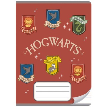 ZESZYT SZKOLNY W TRZY LINIE A5/16K HARRY POTTER