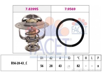 TERMOSTAT TOYOTA RAV 4 II 2.0 2.4 III 2.2 3.5