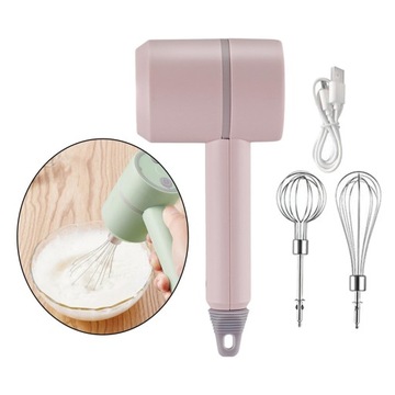 3-скоростной электрический ручной миксер USB.