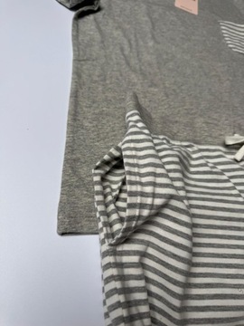 Двух -пижама пижама хлопковое серое l