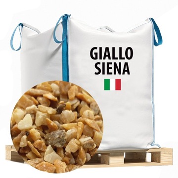 Kamienie Ozdobne Drobne Grys GIALLO SIENA TONA BB