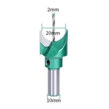 Сферический деревообрабатывающий инструмент, твердосплавное деревообрабатывающее сверло, 10 мм х 20 мм