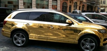 ЗОЛОТАЯ ХРОМНАЯ ФОЛЬГА, ЗЕРКАЛО ХРОМ 50x152см