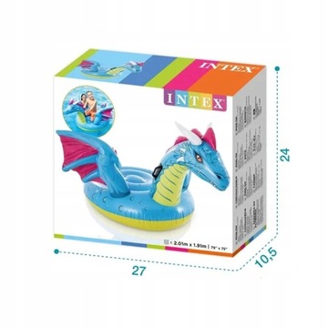 Надувной дракон дракон 201х191 INTEX 57563