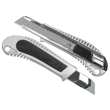 NÓŻ TAPICERSKI M9017 ZATRZASK METAL+GUMA 18mm