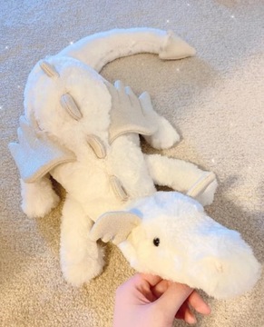Мягкий плюш Jellycat White Dragon 50 см