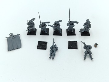 Warhammer Fantasy Battle Empire Greatswords zestaw 7 figurek plastik