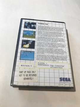 ЗОЛОТОЙ ТОПОР SEGA MASTER СИСТЕМА