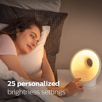 FM-БУДИЛЬНИК С ПОДСВЕТКОЙ PHILIPS HF3671/01 Световой будильник SMART RADIO SUNRISE