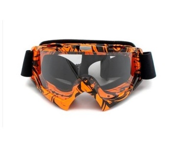 GOGLE ENDURO OFFROAD PRZEŹROCZYSTE ATV CROSS QUAD