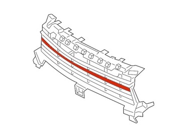 LIŠTA MASKA NÁRAZNÍKU PORSCHE CAYENNE 9Y STŘEDNÍ