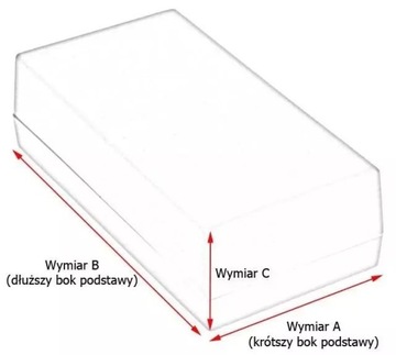 Obudowa do zasilacza, ABS, czarna, 58x72, h=52mm, Kradex, Z10
