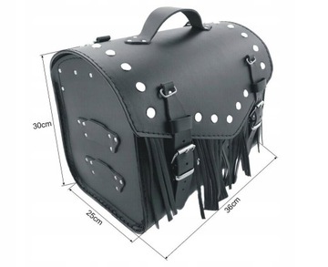 КОЖАНЫЙ ЗАДНИЙ ЯЩИК ДЛЯ ЧОППЕРА 22 Л CLASSIC CLASSIC