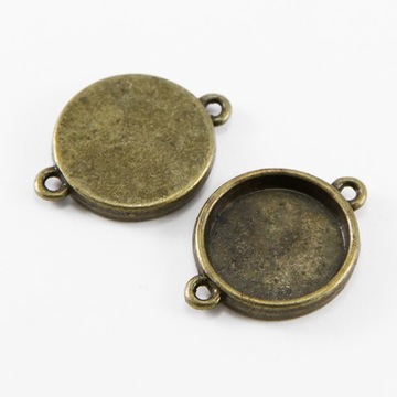 Łącznik Kaboszon Stop Metalu 25x18x3mm 5szt