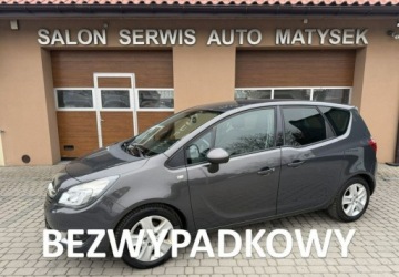 Opel Meriva II Mikrovan Facelifting 1.4 Turbo ECOTEC 120KM 2015 Opel Meriva 1,4 120KM Klimatyzacja Krajowy 1Wlasciciel 1.4 Benzyna 120KM